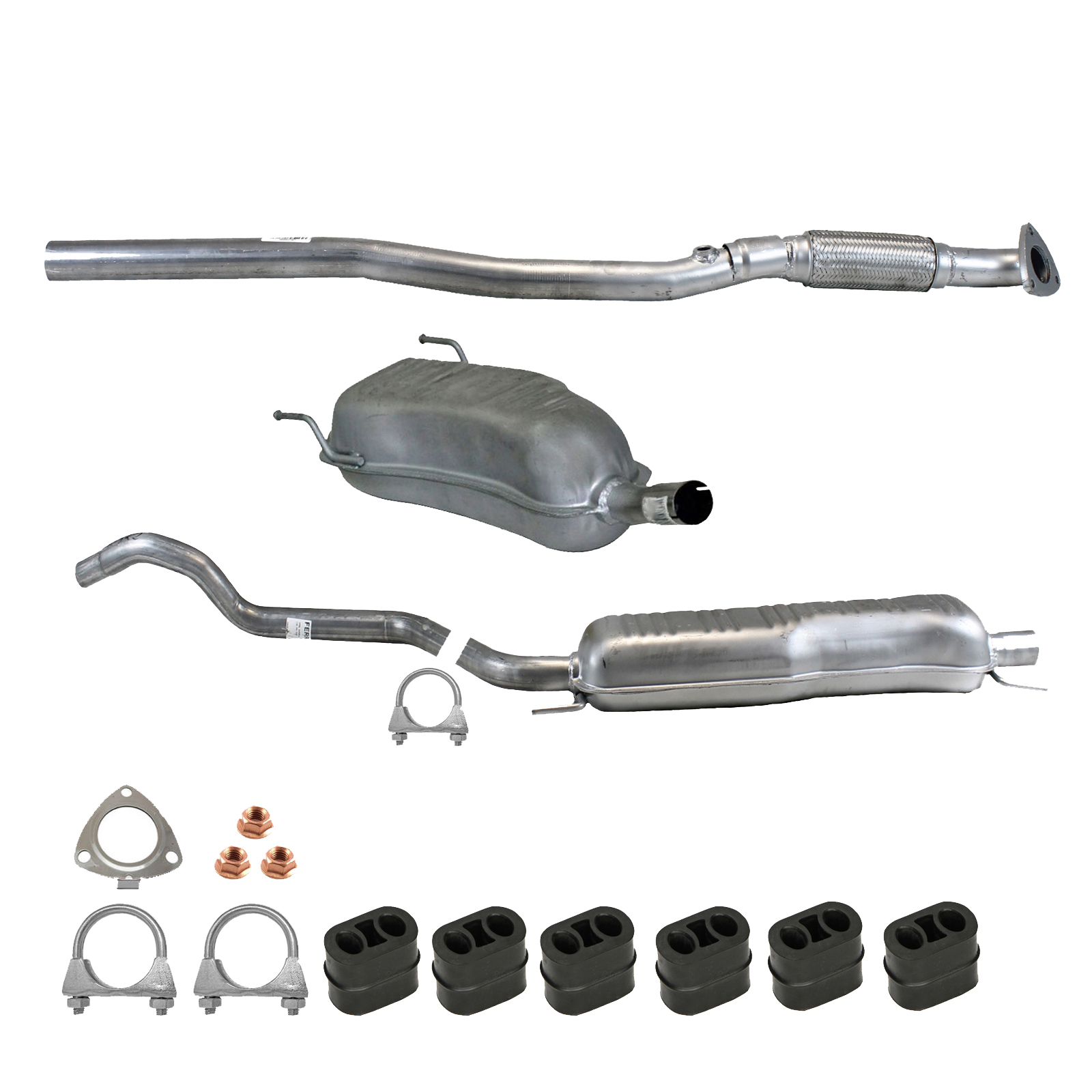 Zestaw tłumików do Opel Zafira B, 1.6i, 1.8i, 2.2i od 2005