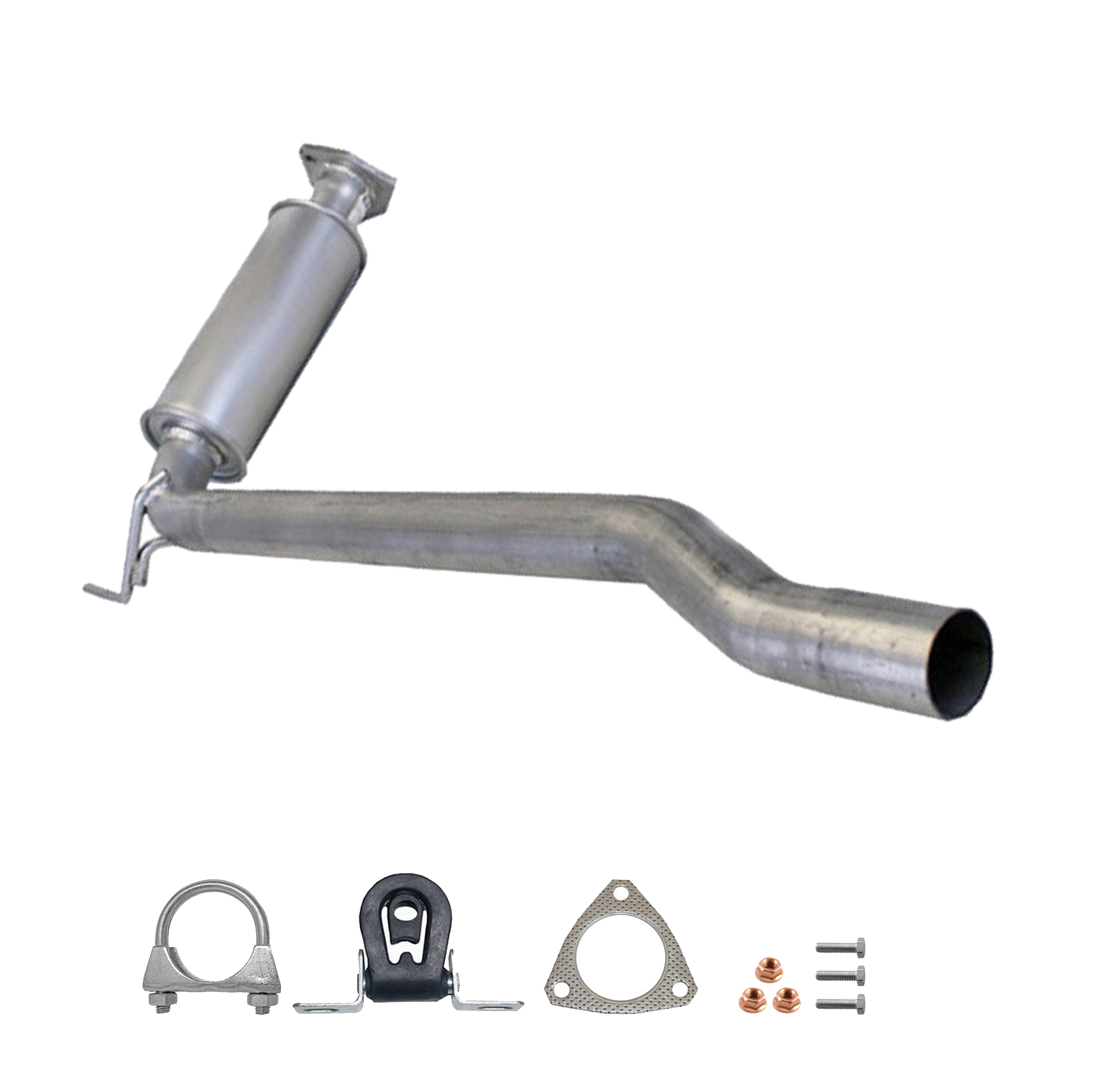 Tłumik przedni do VW TRANSPORTER T4 2.4D 1996-98 - obrazek 2