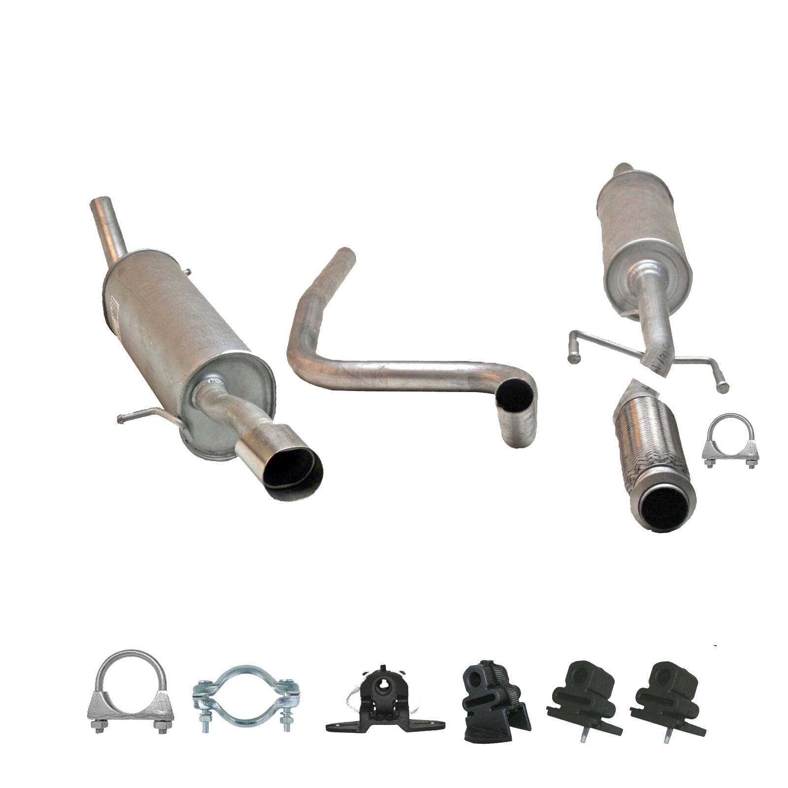 Zestaw tłumików Peugeot 207 65KW-88KW 1.4, 1.6 2006-2013 - obrazek 2