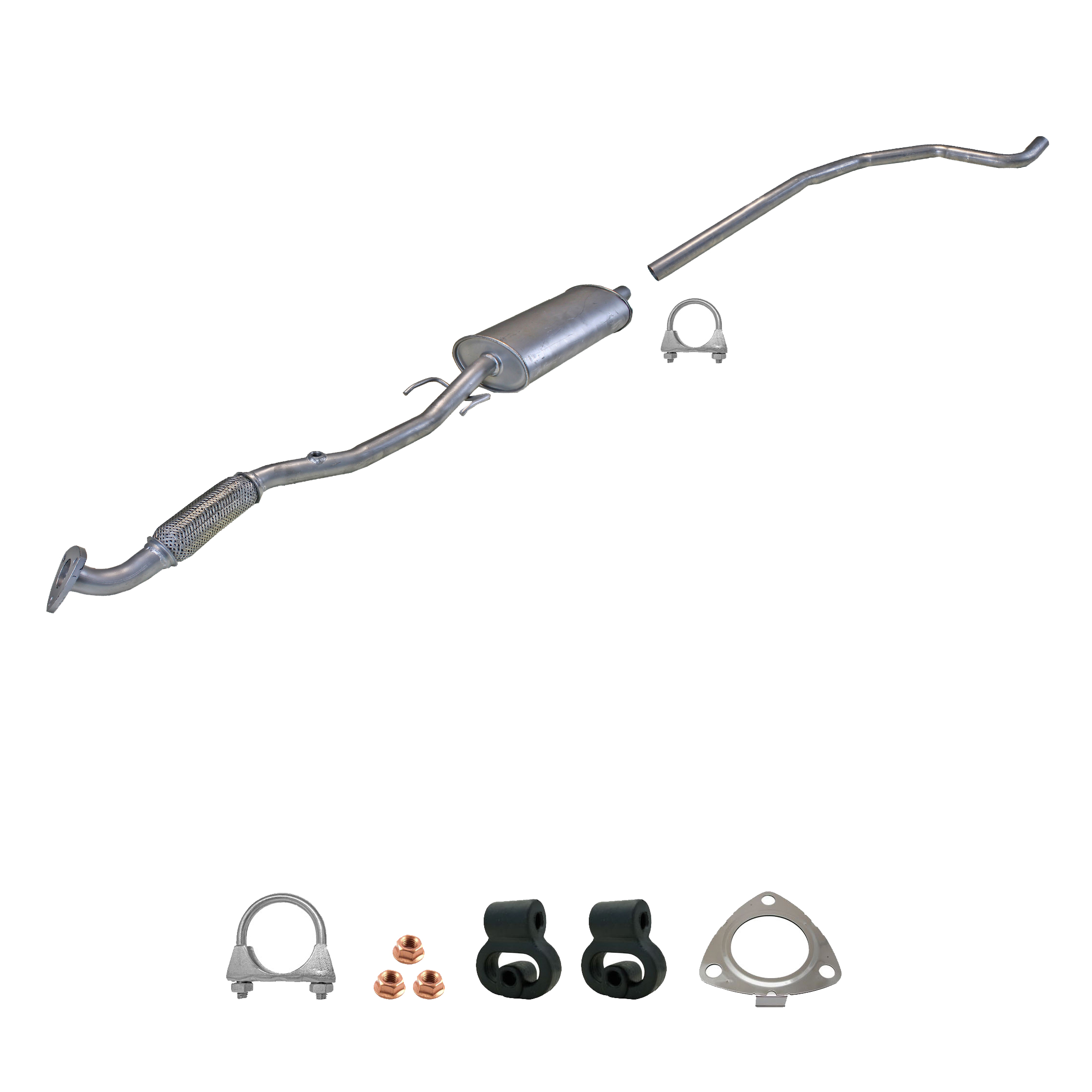 Tłumik środkowy do Opel Corsa D 1.4i 16V 66KW od 2006