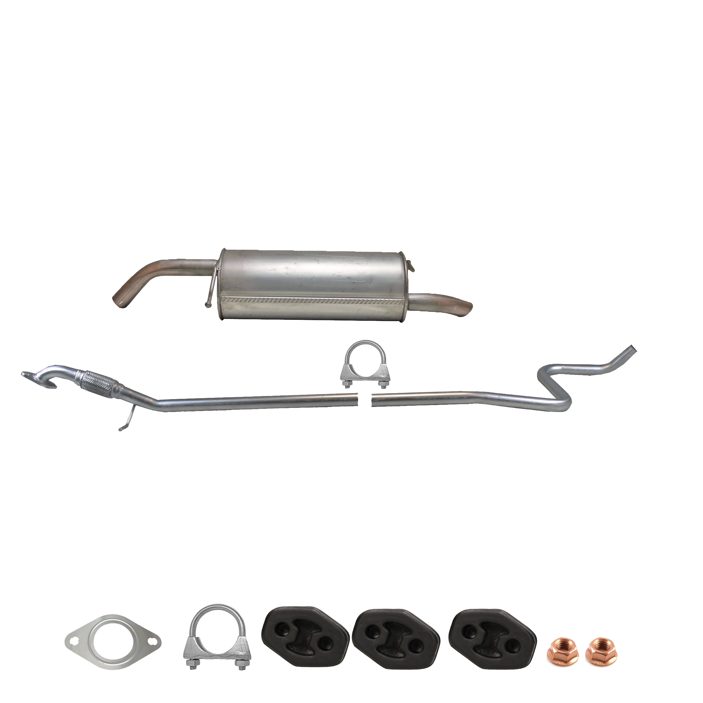 Zestaw tłumików do Ford Fiesta MK VI 1,2 16V EURO4 - obrazek 3