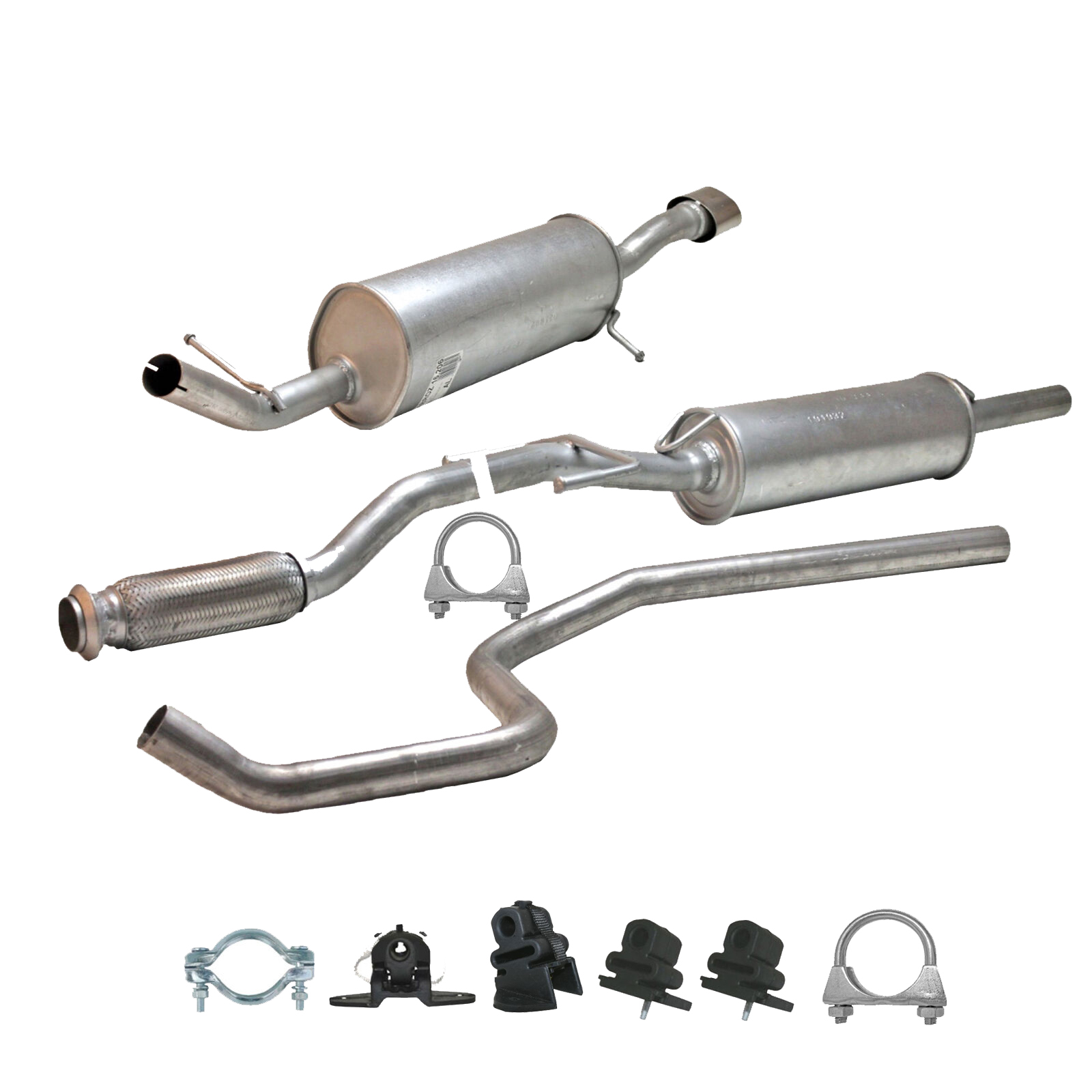 Zestaw tłumików Peugeot 207 65KW-88KW 1.4, 1.6 2006-2013 - obrazek 3