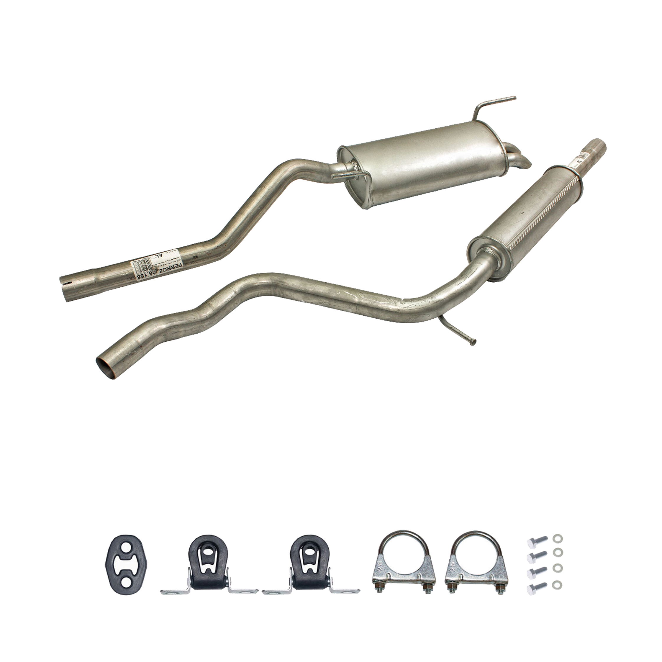 Zestaw tłumików do Seat Inca 1.7 D 1.9 SDI & VW Caddy II