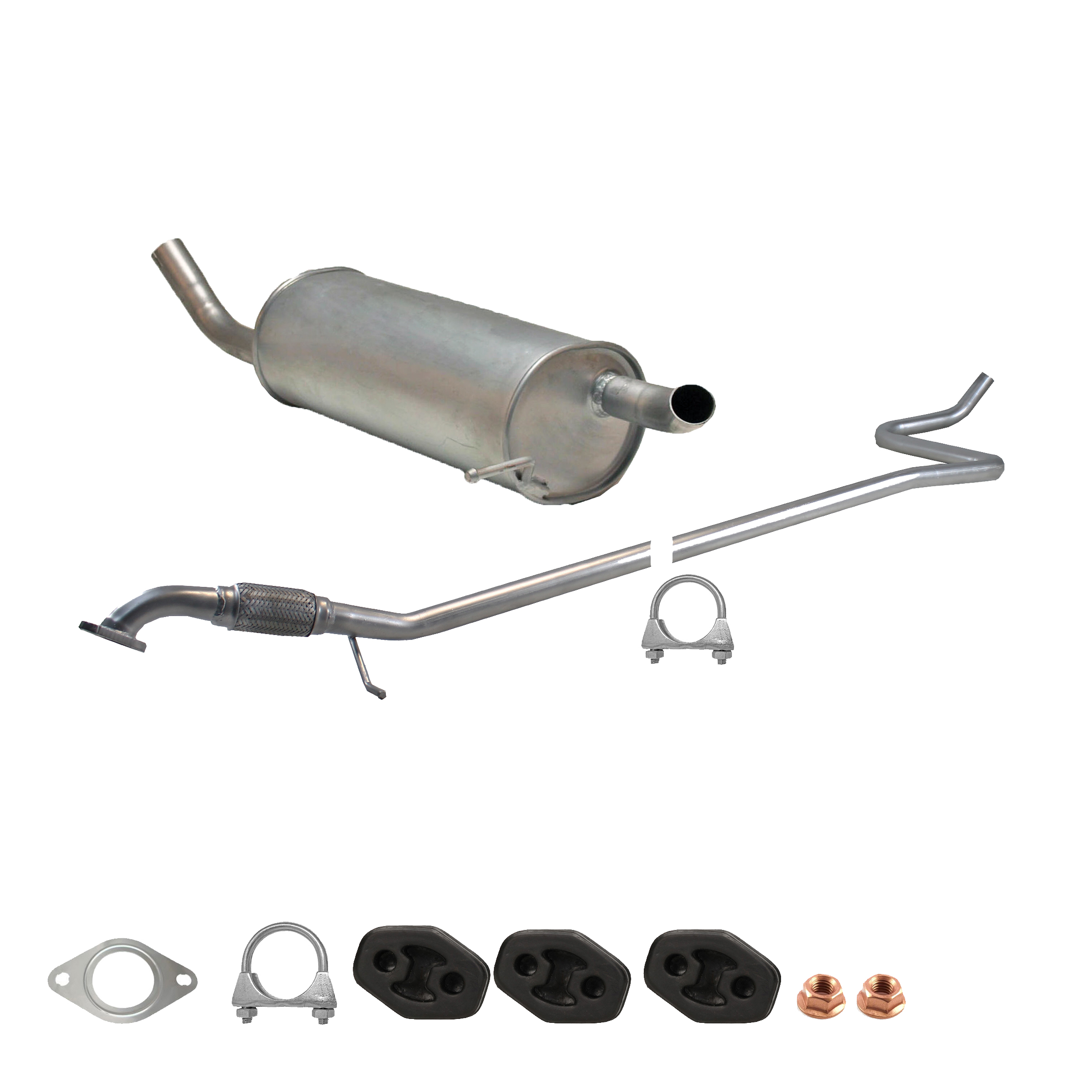 Zestaw tłumików do Ford Fiesta MK VI 1,2 16V EURO4