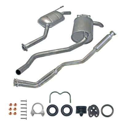 Zestaw tłumików do Mercedes 190, W201 1.8E,2.0E 1984-