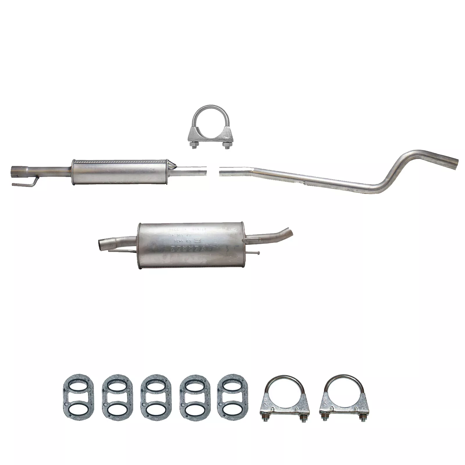 Tłumik środkowy + końcowy Opel Astra G CC 1.2 1998 - obrazek 3