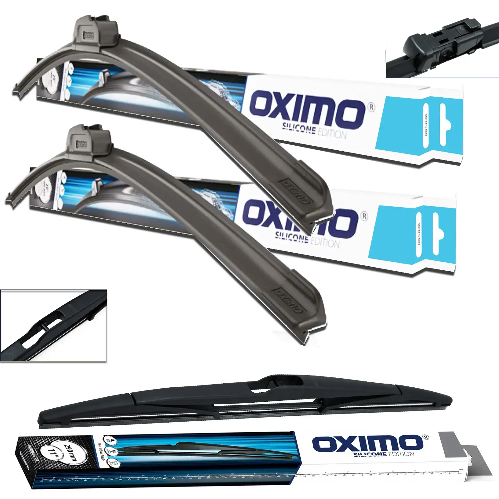 Wycieraczki komplet PRZÓD + TYŁ Citroen C4 Picasso (II) mpv 02.2013➝