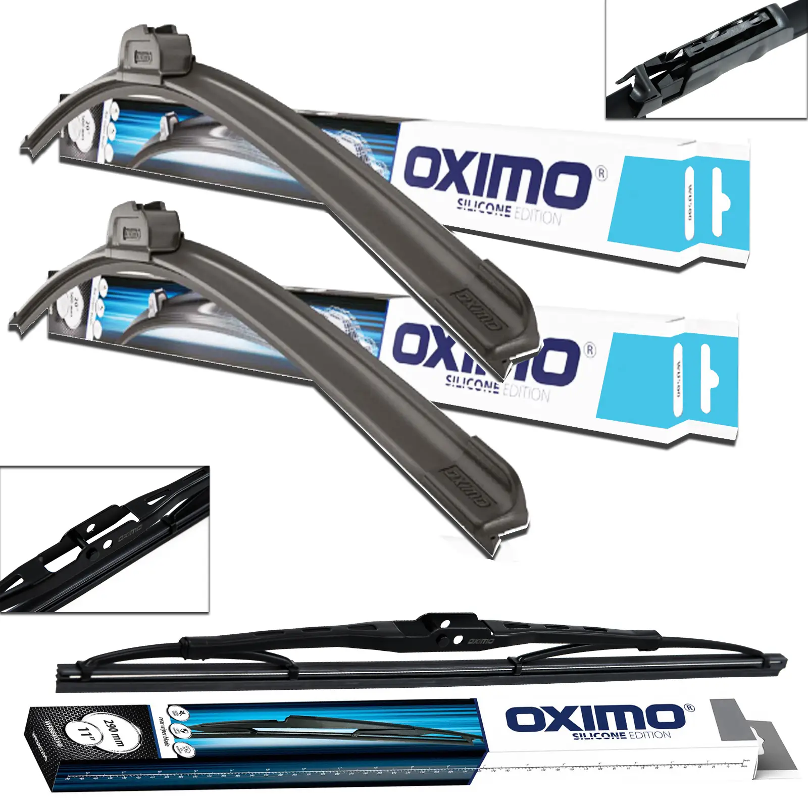 Wycieraczki PRZÓD+TYŁ Seat Altea (5P1) mpv 03.2004-