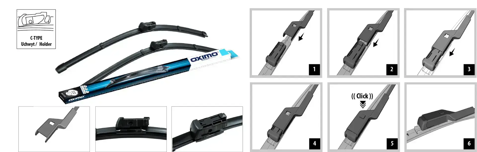 Zestaw wycieraczek do Skoda Octavia III HATCH.2012- - obrazek 9