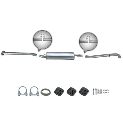 Tłumik końcowy do Mercedes W168 A140 A160 A190 1997-